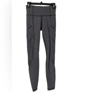 Lululemon Cadence‎ Crusher Tight Power Luxtreme Tiny Geo Black White